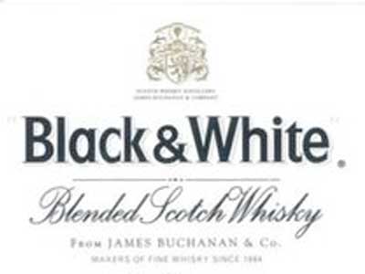 Black and White Scotch Whiskey